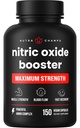 NutraChamps Nitric Oxide 补充剂,L-Arginine,L Citrulline Malate, AAKG, 松木条, 葡萄籽提取剂, 外强硝基氧化物助推剂, Nitric Oxide 药丸, 强力, 能量, 血流