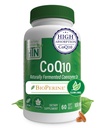 Thru营养 CoQ-10 100mg 与 BioPerine 60 Softgels 高吸收度 自然发酵 USP 级 Q10 补充 QQ 第3党 测试 QQ 心脏健康和能源支持