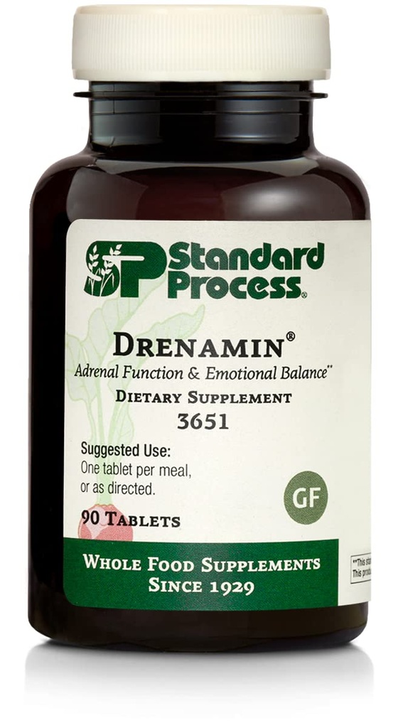 标准流程 Drenamin - 健康应激反应肾功能补充 - 支持健康能源生产和代谢 - 无糖、无泥和无烟 - 90块(90枚)