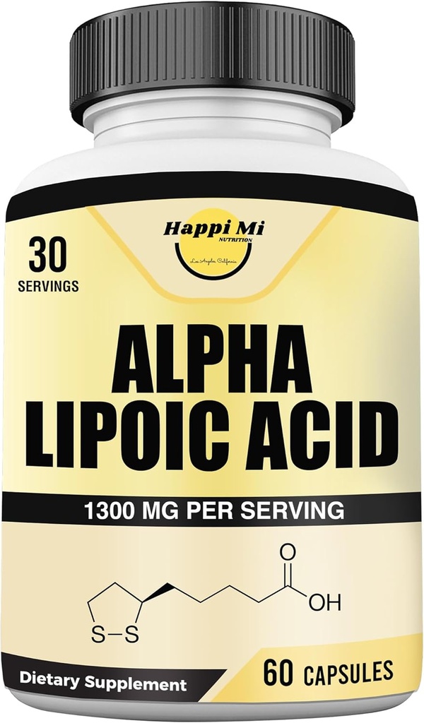 Alpha Lipoic Acid Capsules 1300 mg 每瓶30枚