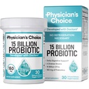 物理学家的CHOICE BEINNER Probiotics 15亿 CPU - 6 多元草原和有机生素,为整体消化性健康设计,支持偶尔的便秘,腹泻,气体和布洛廷