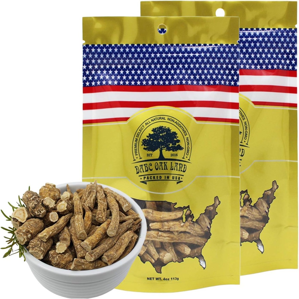 威斯康星州的美国金森刀片(Sliced Ginsen Root Wisconsin Grown!) 威斯康星州的金森根树! 大多数人都用它来做金星茶! 为健康好! (美国金森大分公司,2包8 Ouences)