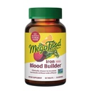 Megafood Blood Builder Iron Supplement for Women and Men - 提高铁水平而无副作用 - Combats Fatigue - 维生素B12,Folic Acid & Vitamin C - Vegan - 60 minial Taps (30 services)