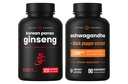 NutraChamps 韩国金森卡普尔和Ashwagandha 卡普尔2包装套装