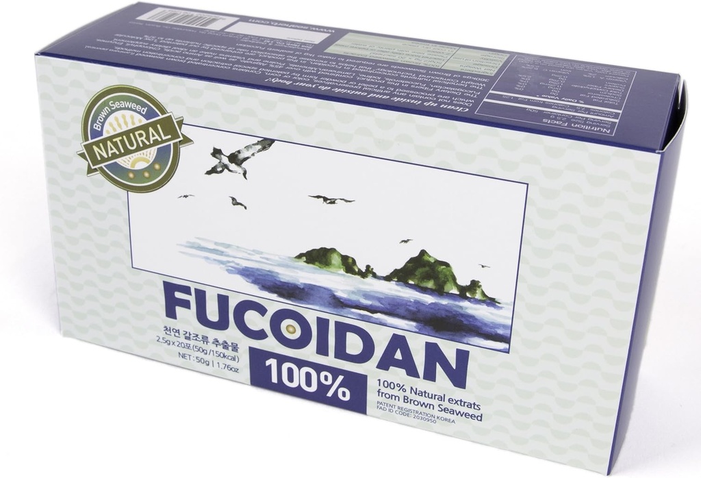 100% 天然棕海藻提取法(Fucoidan) USFDA通过(ID代码20309.50)[粉型](50g)