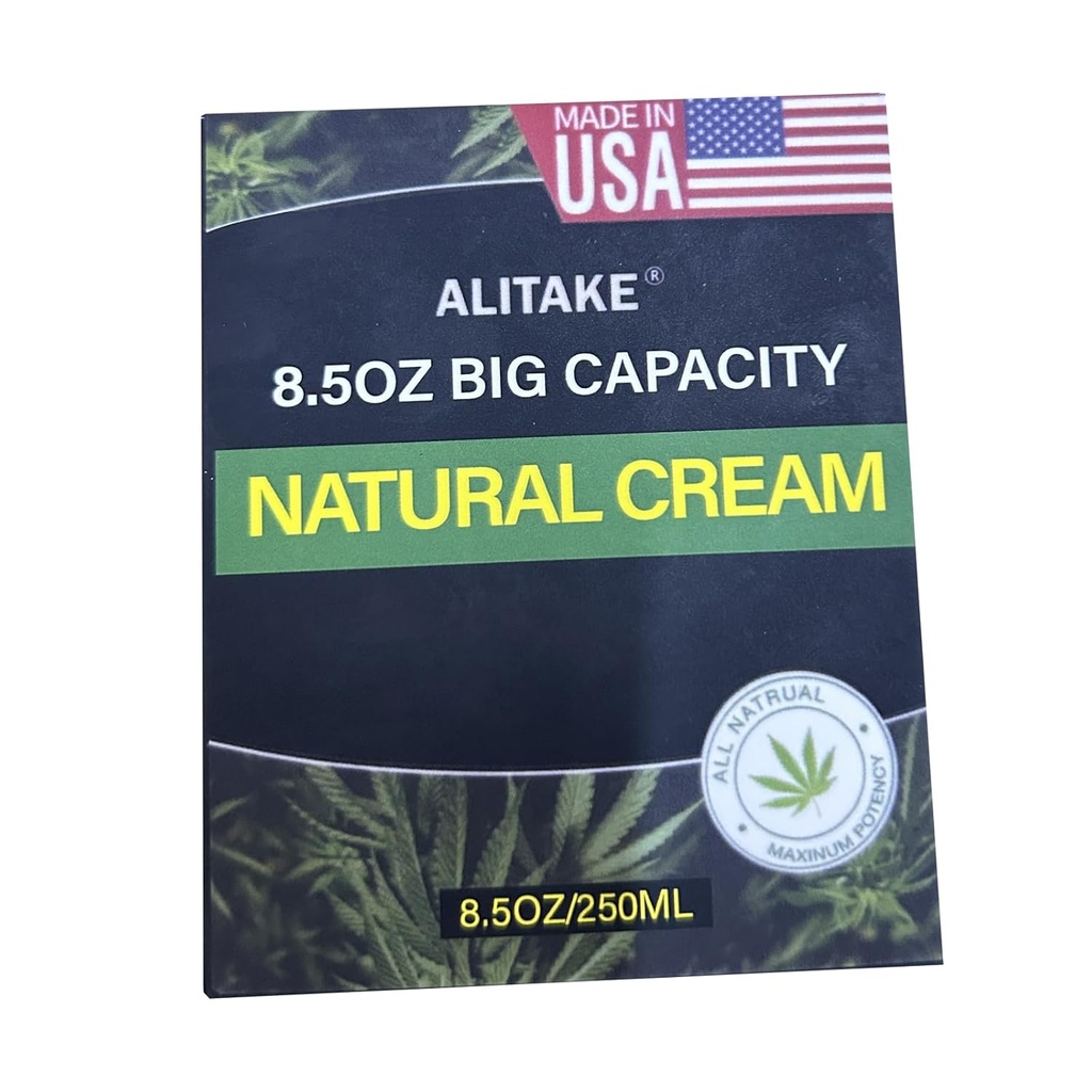 8.5 oz 天然奶油,大容量 - 全自然配方 - Absorbs Quickly
