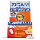 Zicam 超冷补救锌 快速熔炉 橙色奶油 顺势疗法 冷短药 短冷期 糖无糖 无染 18个数