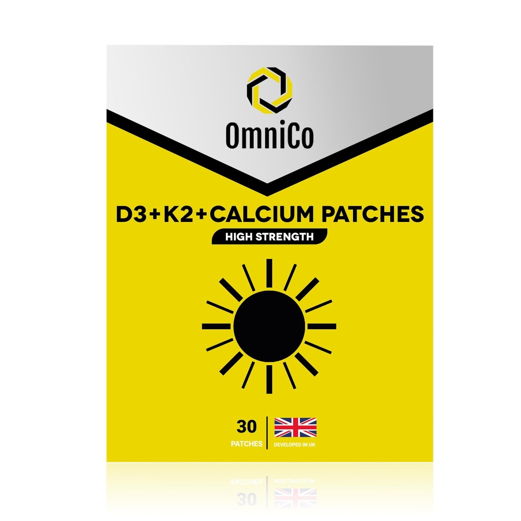 OmniCo - D3 + K2 + 钙补丁 - 30 Pack
