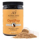 Alpha Dog 营养 OptiPup All-in-1 Pupy 多维他明包含31种超食品,包括用于消化支持的Probiotics和Prebiotics,皮肤和免疫健康,以及优化生长(60种服务).