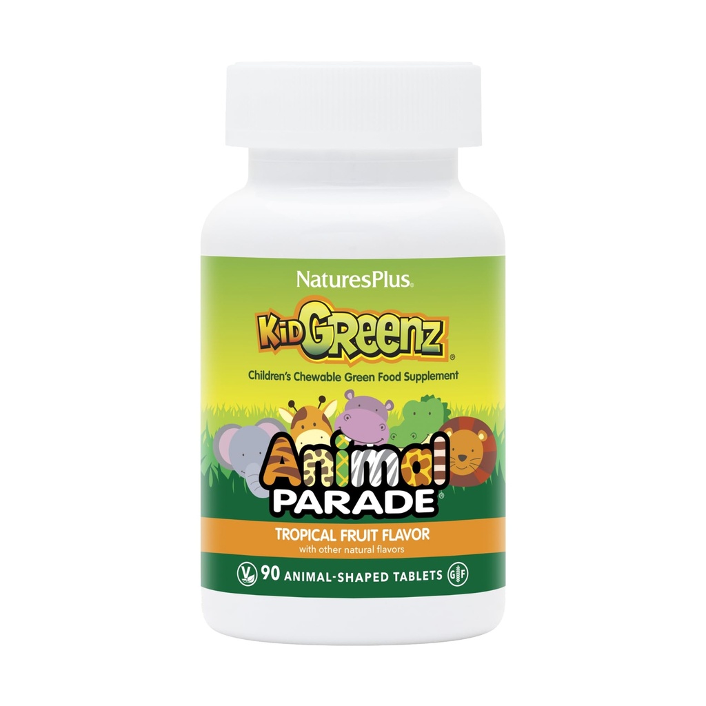 自然加猿 Kidgreenz Chewable 板块,90 计数