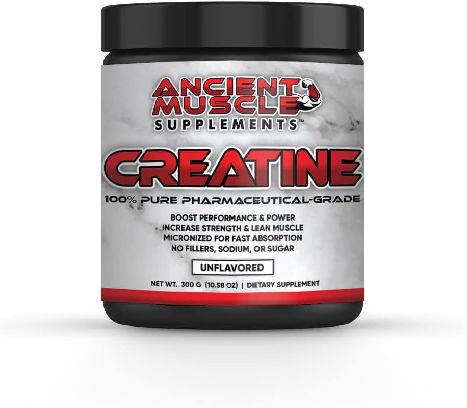 补充Creatine 单水合物 微粉无味,Keto 友好,促进快速恢复和肌肉质量和力量增长,粉末,60种服务