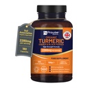 带有黑色辣椒和姜汁的Turmeric 2280mg(高强度) - 180 Vegan Turmeric Capsules 具有活性成分 Curcumin I UK 由Prowise保健公司制造