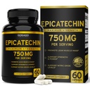 Epicatechin 提取 750mg per service - (60 Capsules) - 支持Lean Muscle, Nitric Oxide, Myostatin Inhibitor, Stamina, 耐力,泵和增益 - 非GMO & Vegan 补充 - (60 计数)