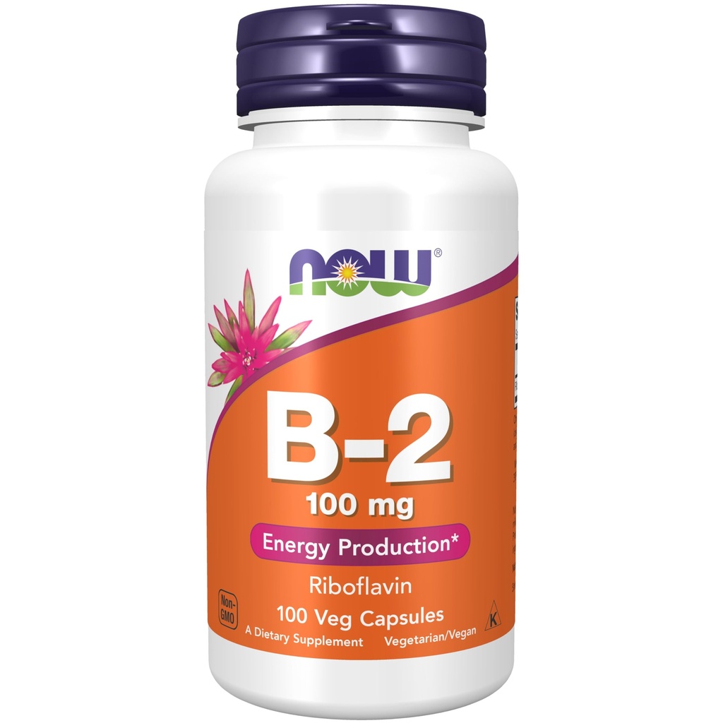食品补充品,维生素B-2(Riboflavin)100毫克,能源生产*,100维卡普尔