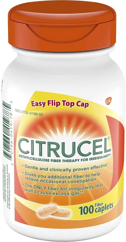 Citrucel Fiber 补编 Caplets-100 ct. 中国植物物种信息数据库.