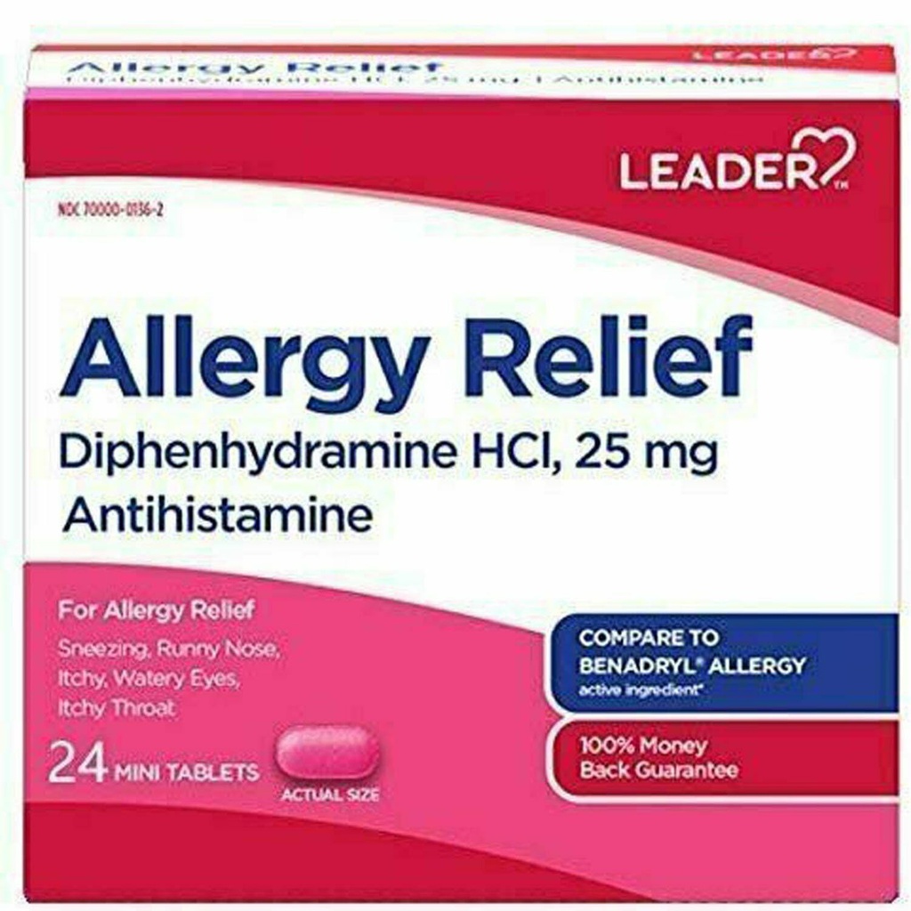 长效安非他明过敏反应二苯胺HCl,25mg 迷你药片,24 Counter