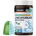 BIO KRAUTER L 甲基folate Gummys - 25 mg DFE - 60 Vegan Chews - MTHF 补充 - Folate 补充 - 叶酸 Gummys (维生素B9) - 无叶酸配方