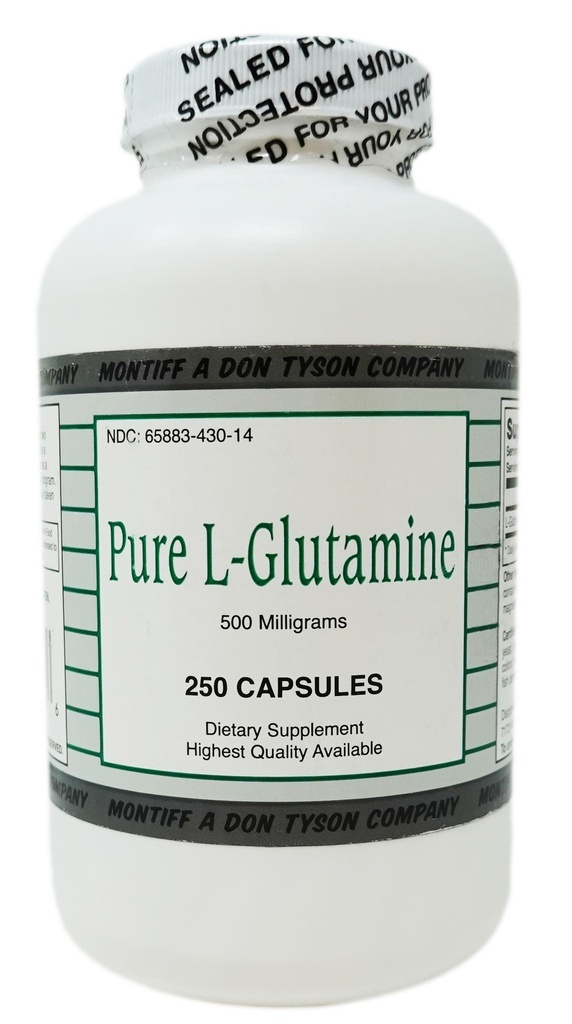 纯L Glutamine 500 mg 250盖