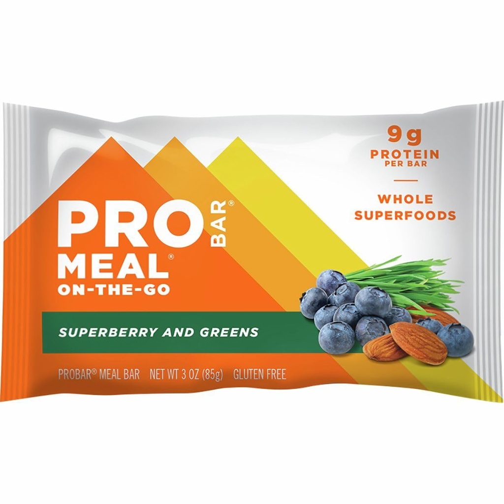 Probar Meal Bar - 12 Pack 超级莓和绿色, 一个大小
