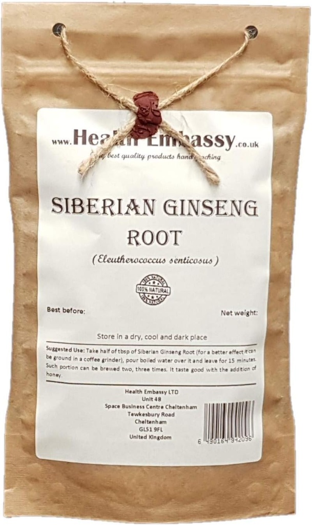 西伯利亚卫生大使馆 Ginseng 根切茶 Eleutherococus senticosus |草茶(50g)