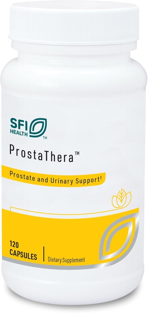 Klaire Labs SFI SFI 健康Prostathera - Saw Palmetto, Pollen, Nettle, Pygeum & Minerals 男性前列腺补充剂 - 支持前列腺和尿液健康无糖补充剂(60块)