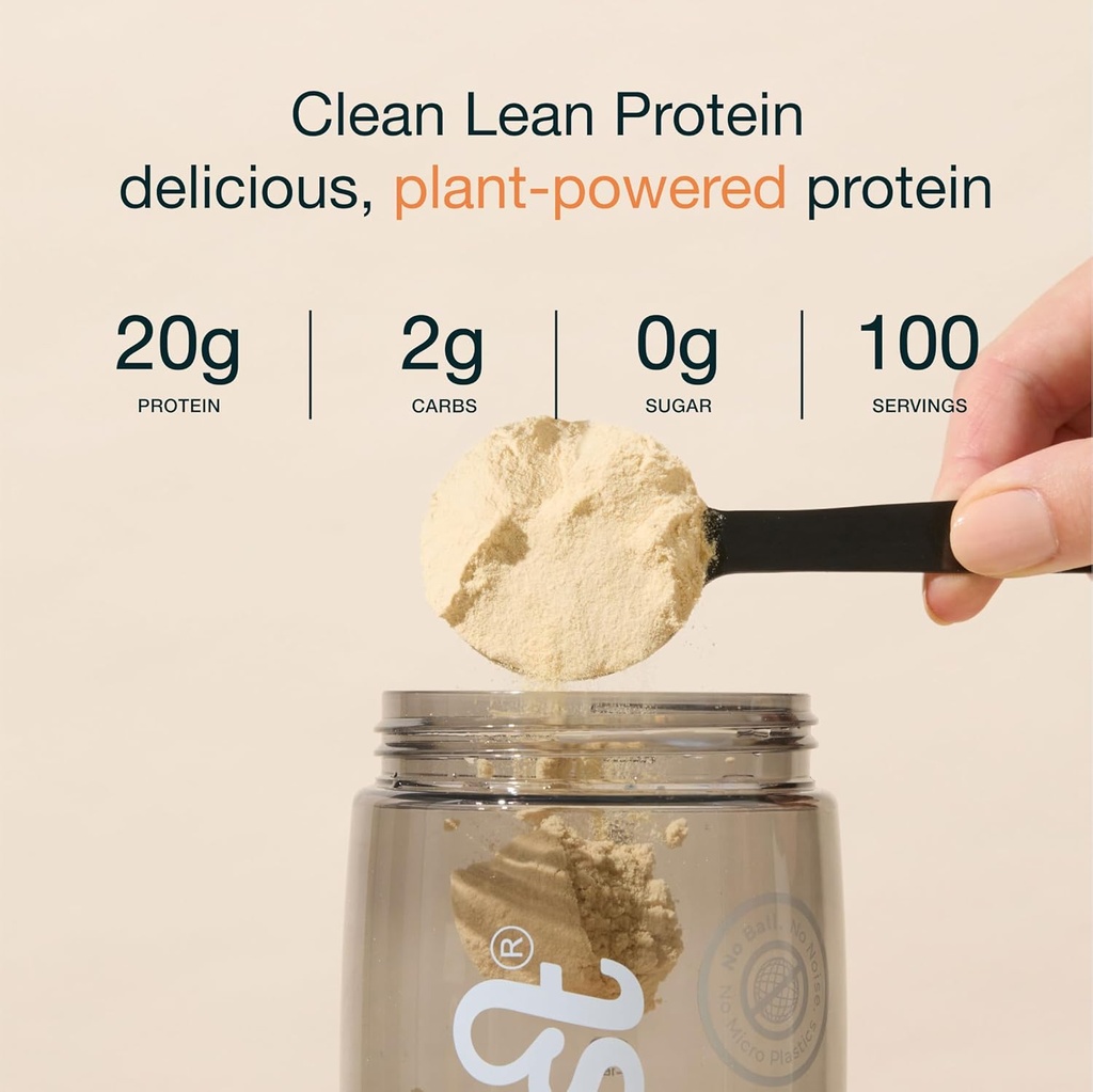 Nuzest - Pea蛋白粉 - 清洁精液蛋白, Premium Vegan 植物基蛋白粉, 奶制品自由, Gluten Free, GMO Free, 蛋白质摇摆, 富巧克力, 100种服务, 5.5磅