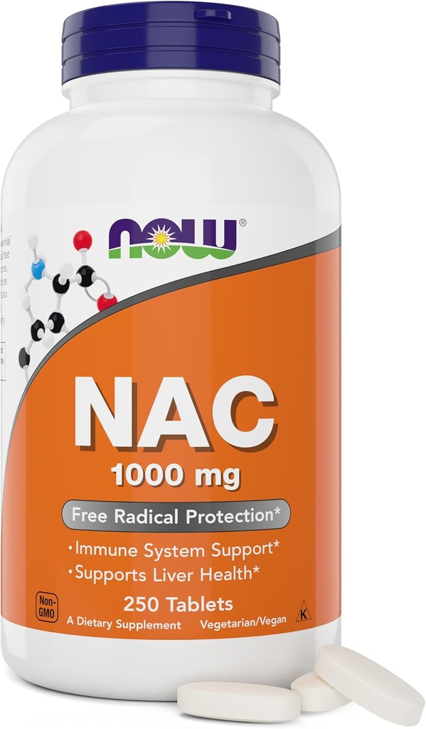 NAC,1000毫克,250片,蔬菜和Vegan,非GMO