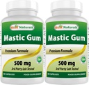 最佳自然品2 Pack 塑料胶囊500毫克 - 60毫克 - (非GMO) (无胶囊) - 促进健康胃部和Duodenal 健康(共计120枚胶囊)