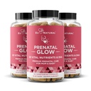 妇女产前维生素(3-Pack Bundle) – 20-in-1 健康妊娠和胎儿发育的重要营养剂 – Folic Acid & Vegan DHA for Baby's Grown's growing and A Competable Profile – 180 Capsules