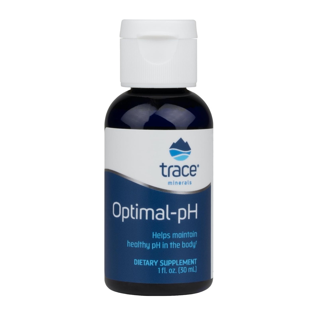 Trace Minerals Optimal-pH - 为消化和免疫健康提供集中的Ionic Mineral Supplements - 与Magnesium & Boron- 1 fl oz(约120个服务)的消化和pH支助补编