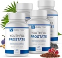 青春前列腺 - Saw Palmetto for Men, Boosts Energy with Panax Ginseng, 抗氧化剂保护,维生素E & Lycopene, 促进生命力与健康 - 前列腺补充剂(第4包)
