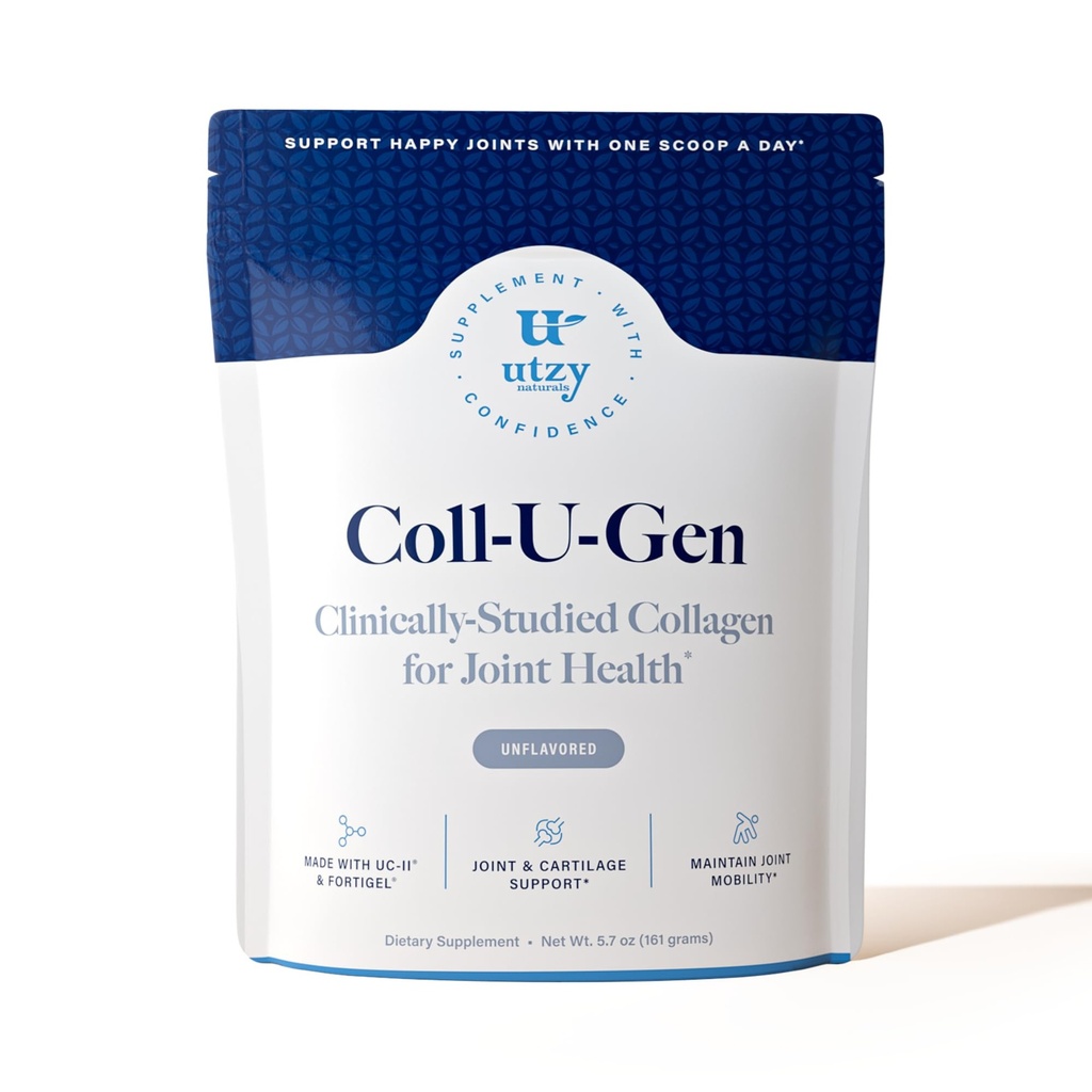 Utzy Naturals Coll-U-Gen + 联合支持补编 + 与 II 型未识别的Collagen(UC-II + ) & Fortigel + + 不受欢迎的粉末 + 30 服务
