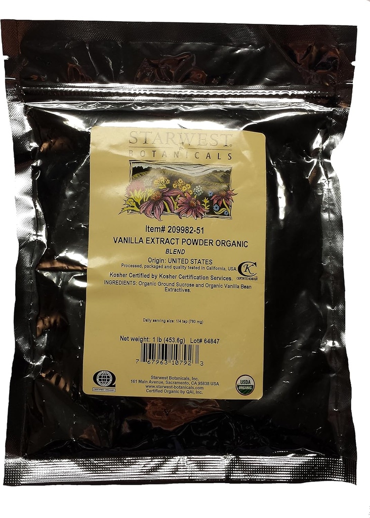 有机香草提取粉 - 1英镑