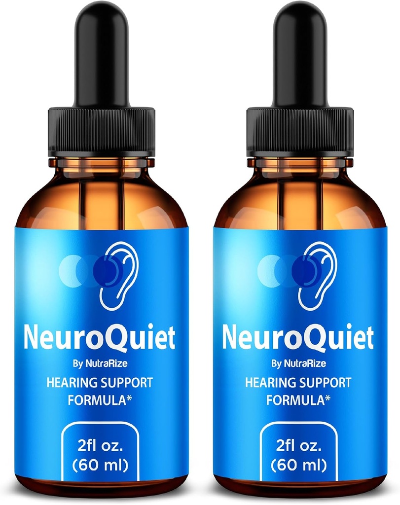 NutraRize(2 Pack Neuruquid Drops – 官方听力支持公式,配有天然,清洁的成分,帮助维持耳朵健康,Premium Gotas Review(60 services)