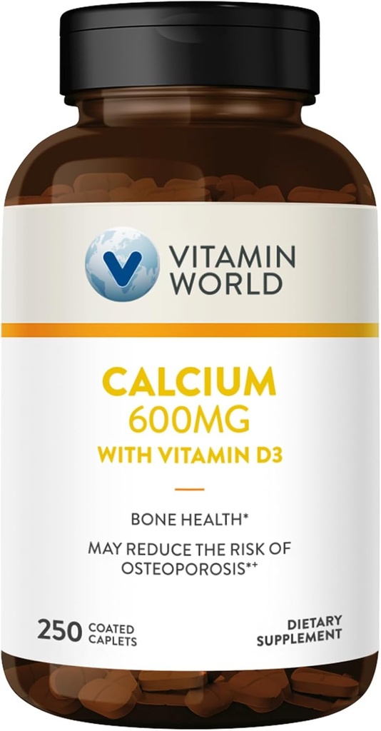 维生素 World Calcium 600mg + 维生素 D3 250
