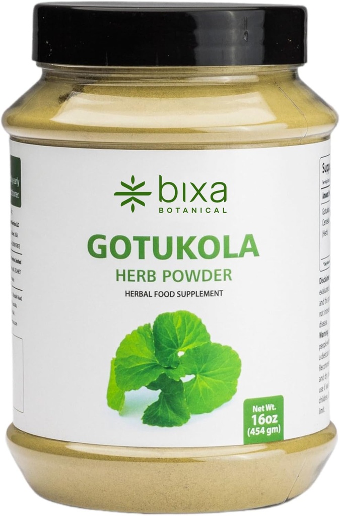 BOTANICAL Gotu Kola(亚洲气候中心) | Ayurvedic 天然草药补充纯真精品 | 改善整体健康(16 Ounce(一包))