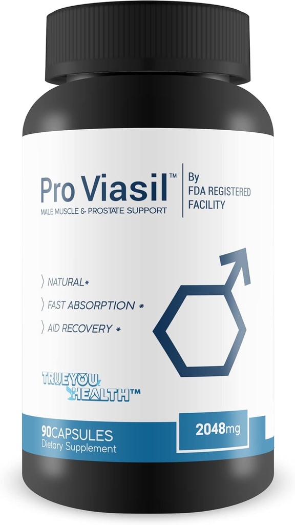 Pro Viasil 前列腺支持 - 使用天然抗氧化剂和图尔美配方促进前列腺健康 - Pro Viasil Pills for Men with Zinc - 使用维生素D和绿茶促进健康前列腺功能