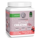 Sunwarrior Creatine for women Monohydrate Powder 微量化工作前恢复补充 支持肌肉建设 强力训练认知 QQ Vegan and Easy Mixes 50 services, Raspberry Lemonade