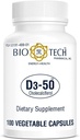 生物科技药用维生素D3(D3-50 50k IU,100 Veg Count)