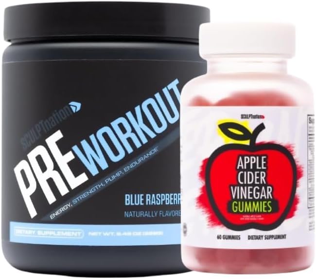 雕塑国家,由V Shred Pre Workout Blue Raspberry 和苹果苹果苹果醋葡萄酒