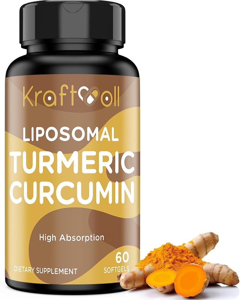Liposomal Turmeric Crucumin 补充 60 软胶