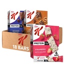 特制 K 棒蛋白食品条、 替代食品、 散装蛋白制品、 Variety Pack( 3盒, 18个伯爵)