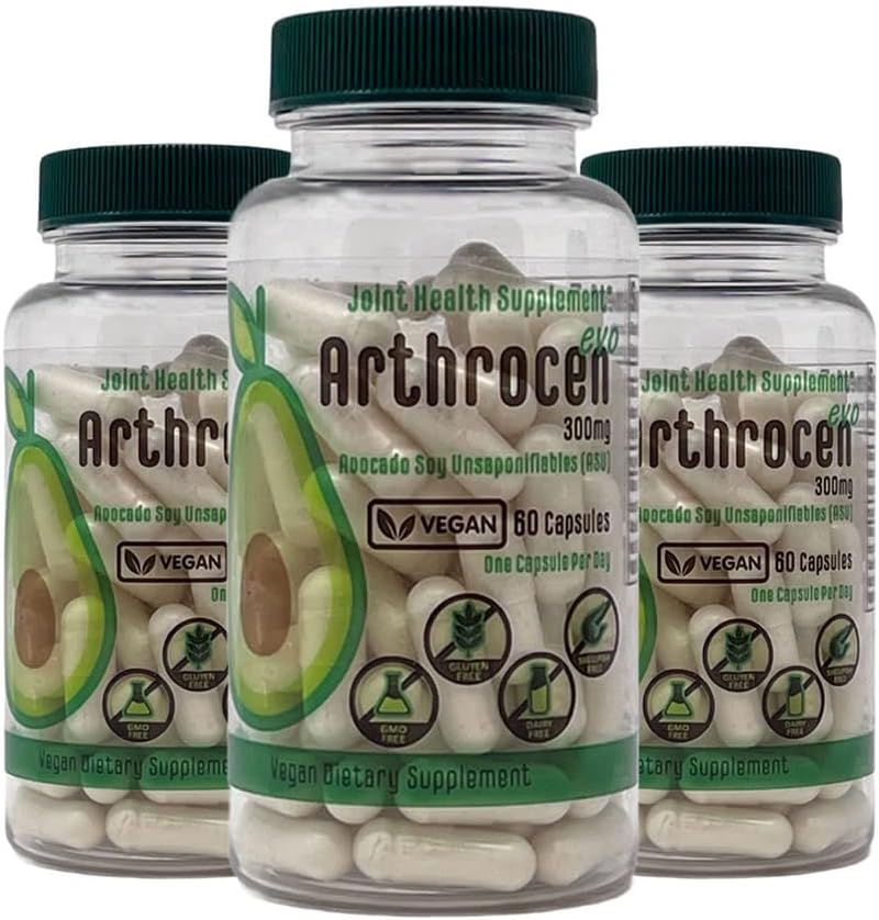 EVO Vegan联合保健补编,300Mg Avocado Soy 不负责任,60天供应,每天1卡(6个月)