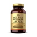Solgar Chromium Piclinate 200 mcg, 180 蔬菜盖-支持健康血糖代谢 - 非GMO, Vegan, Gluten Free, 奶制品自由, Kosher - 180 服务
