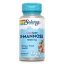Solaray D-Mannose 1000 mg 配有 CranActin Cranberry 提取器 - D Mannose Cranberry 补充维生素 C - 支持尿道切片和Bladder 健康 - Vegan,60天保障,30个服务,60个蔬菜卡普