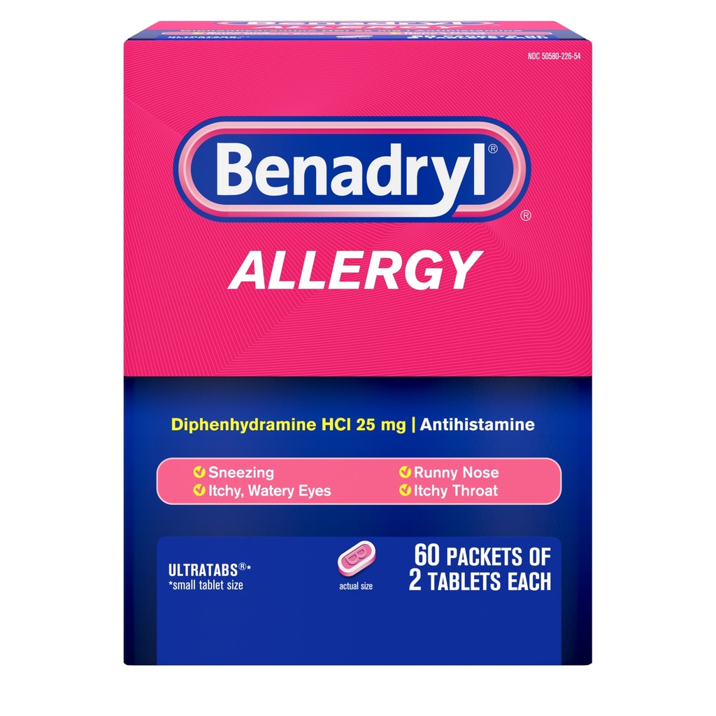 Benadryl过敏ULTRATAB 60X2 分机