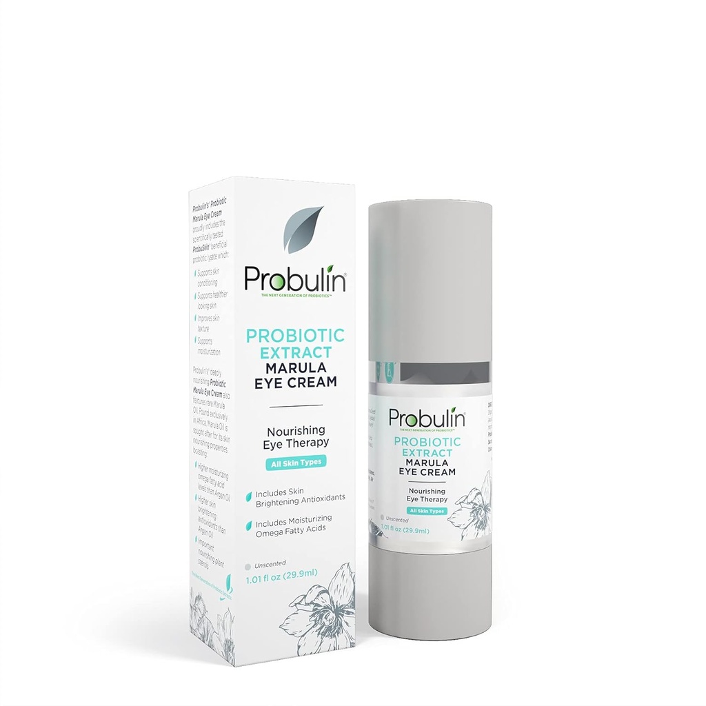 Probulin Probiotic 提取眼凝胶、妇女新眼治疗、皮肤护理、加玛鲁拉油和抗氧化剂的水合剂,1.01 oz
