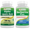最佳自然剂 α Lipoic Acid 300 mg & Berberine + 1000 mg