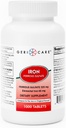 GeriCare Ferrous Sulfate Tables 325mg, 元素铁 65 mg 高潜力铁补充 QQ 饮食补充 1000 Counter. (Pack of 1).