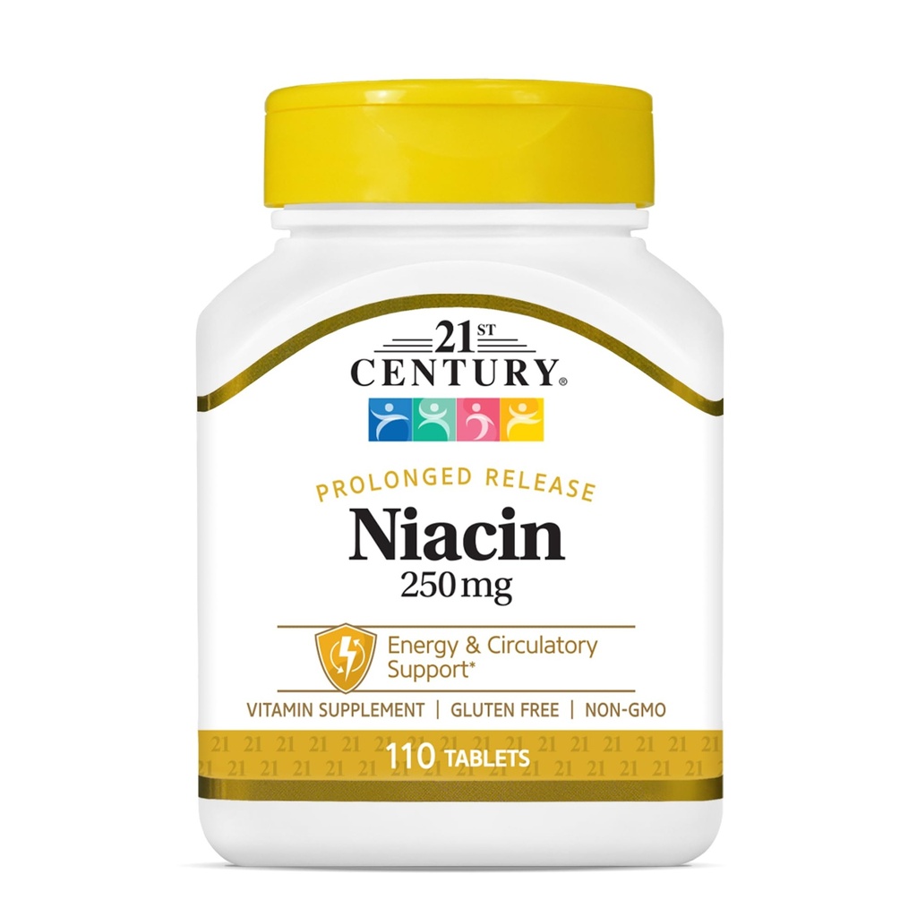 21世纪 Niacin 250 mg 平板电脑,110-Count (Pack of 2)
